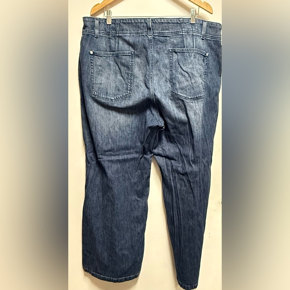 Pilcro wide leg Blue Jeans Size 20 - Picture 3 of 8